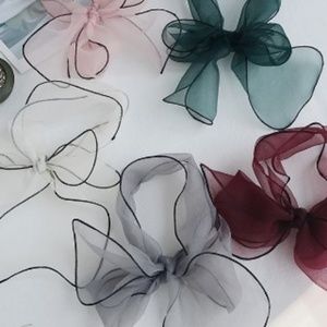 ORGANZA SQUARE SCARF